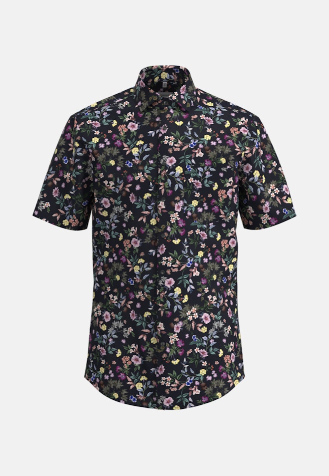Regular Business Hemd Floral in Grau | Seidensticker Onlineshop