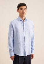 Regular Chemise d'affaires Uni in Bleu Clair |  Seidensticker Onlineshop