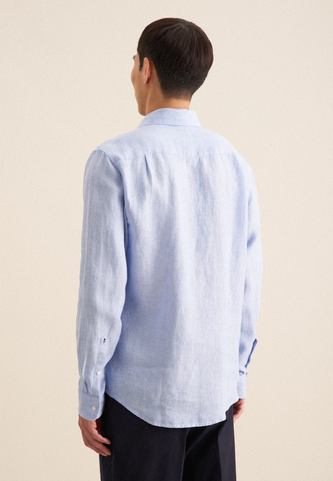 Regular Chemise d'affaires Uni dans Bleu Clair | Boutique en ligne Seidensticker