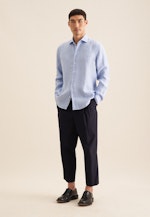 Regular Chemise d'affaires Uni in Bleu Clair |  Seidensticker Onlineshop