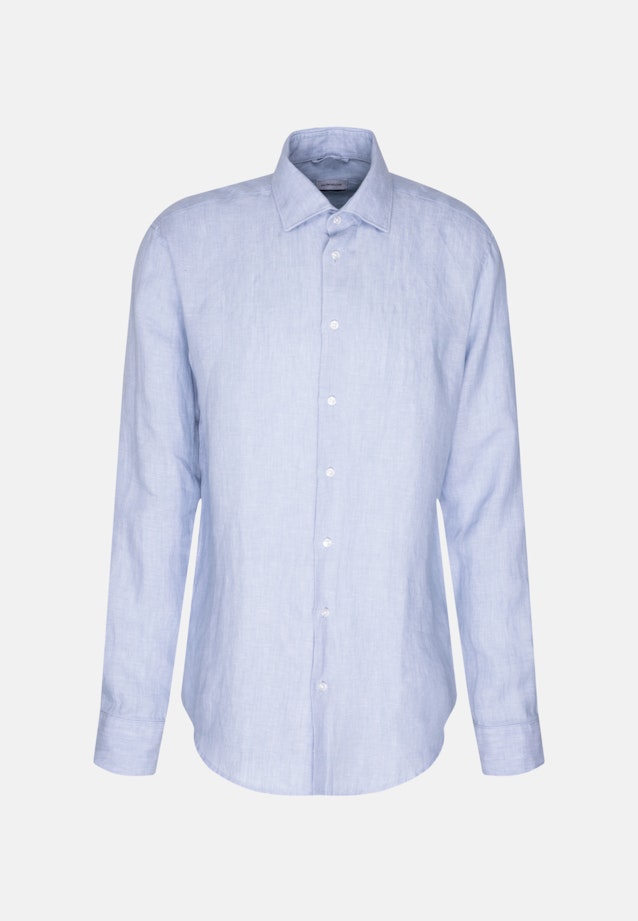Regular Chemise d'affaires Uni in Bleu Clair |  Seidensticker Onlineshop