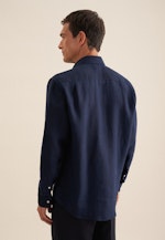 Regular Business shirt Uni in Dark Blue |  Seidensticker Onlineshop