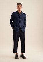 Regular Business shirt Uni in Dark Blue |  Seidensticker Onlineshop