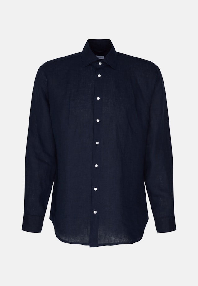 Regular Business shirt Uni in Dark Blue |  Seidensticker Onlineshop