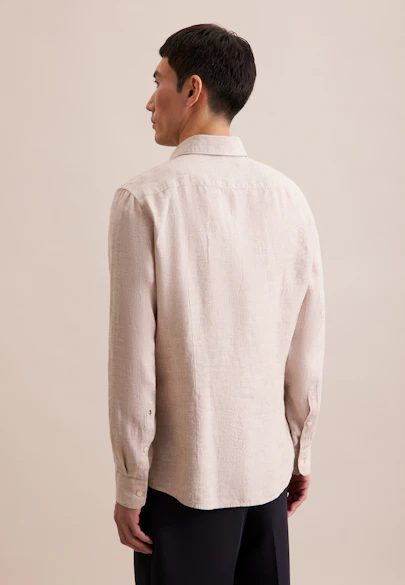 Regular Business Hemd Uni in Beige |  Seidensticker Onlineshop