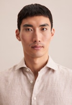 Regular Chemise d'affaires Uni in Beige |  Seidensticker Onlineshop