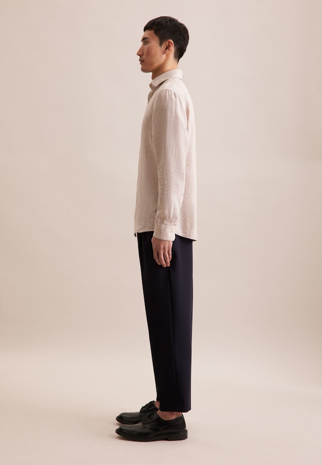 Regular Chemise d'affaires Uni in Beige |  Seidensticker Onlineshop