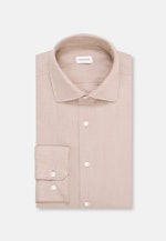 Regular Chemise d'affaires Uni in Beige |  Seidensticker Onlineshop