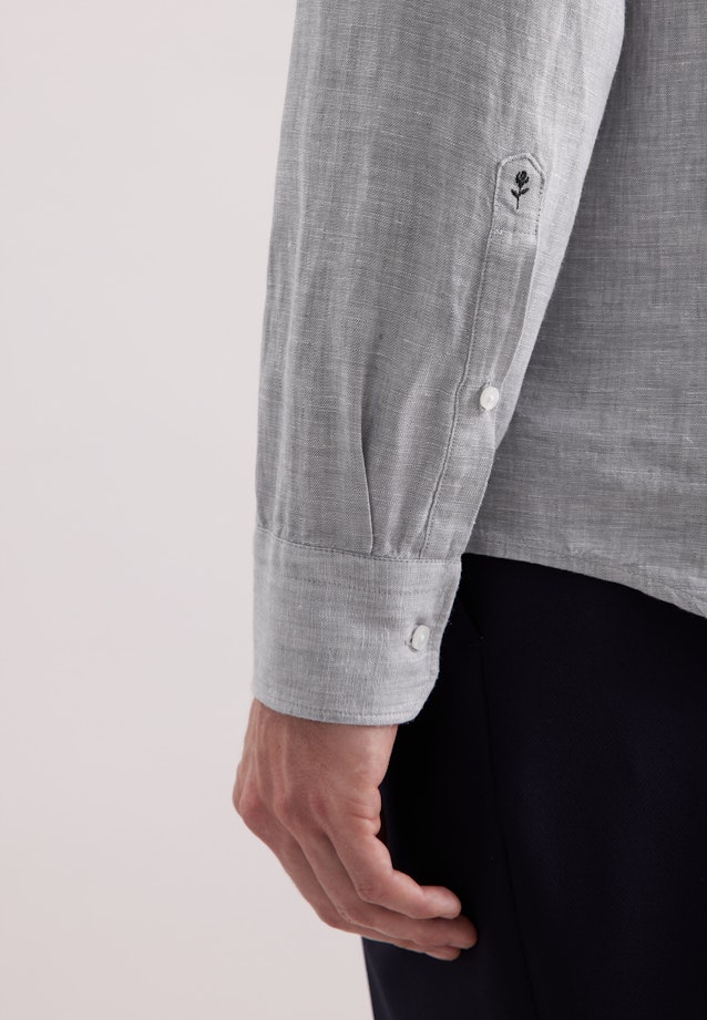 Regular Business Hemd Uni in Grau |  Seidensticker Onlineshop