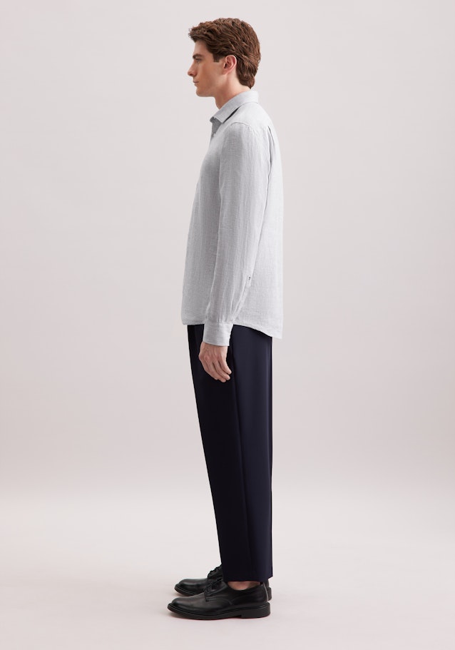 Regular Chemise d'affaires Uni in Gris | Seidensticker Onlineshop