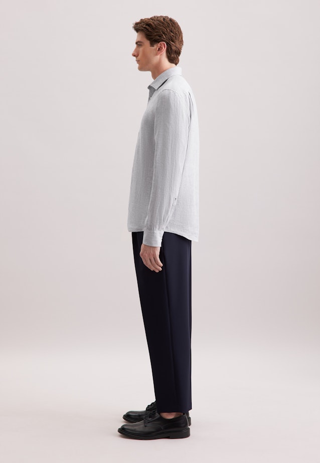 Regular Chemise d'affaires Uni in Gris |  Seidensticker Onlineshop