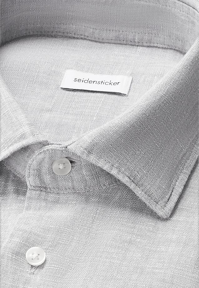 Regular Chemise d'affaires Uni in Gris |  Seidensticker Onlineshop