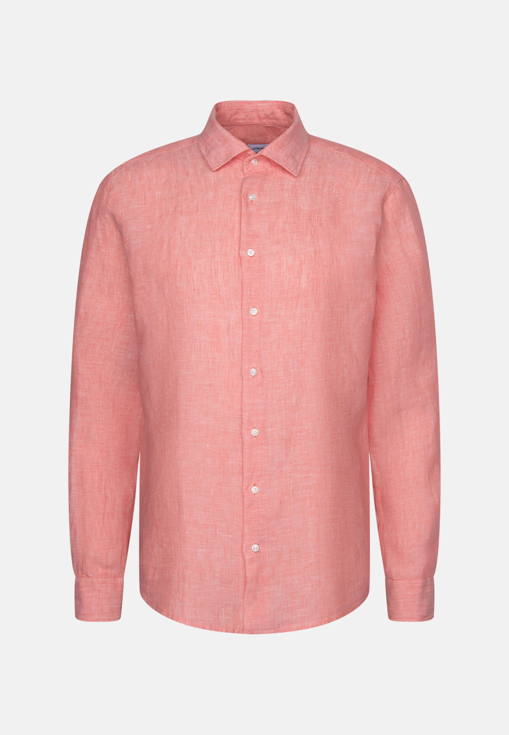 Regular Business Hemd Uni Orange 43