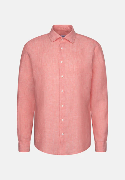 Regular Business shirt Uni in Orange |  Seidensticker Onlineshop