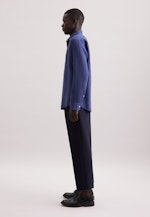Regular Chemise d'affaires Uni in Bleu Moyen |  Seidensticker Onlineshop