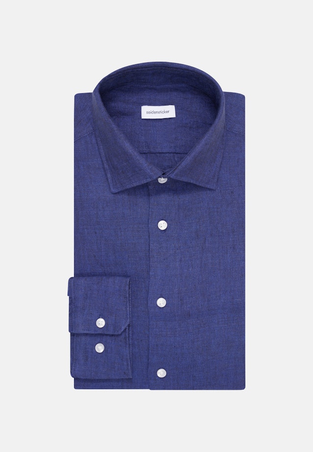 Regular Business Hemd Uni in Middelmatig Blauw |  Seidensticker Onlineshop