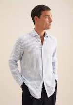 Regular Business shirt Stripe in Light Blue |  Seidensticker Onlineshop