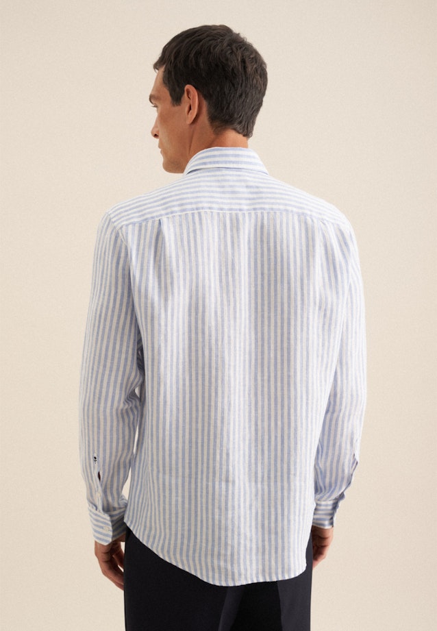 Regular Business shirt Stripe in Light Blue |  Seidensticker Onlineshop