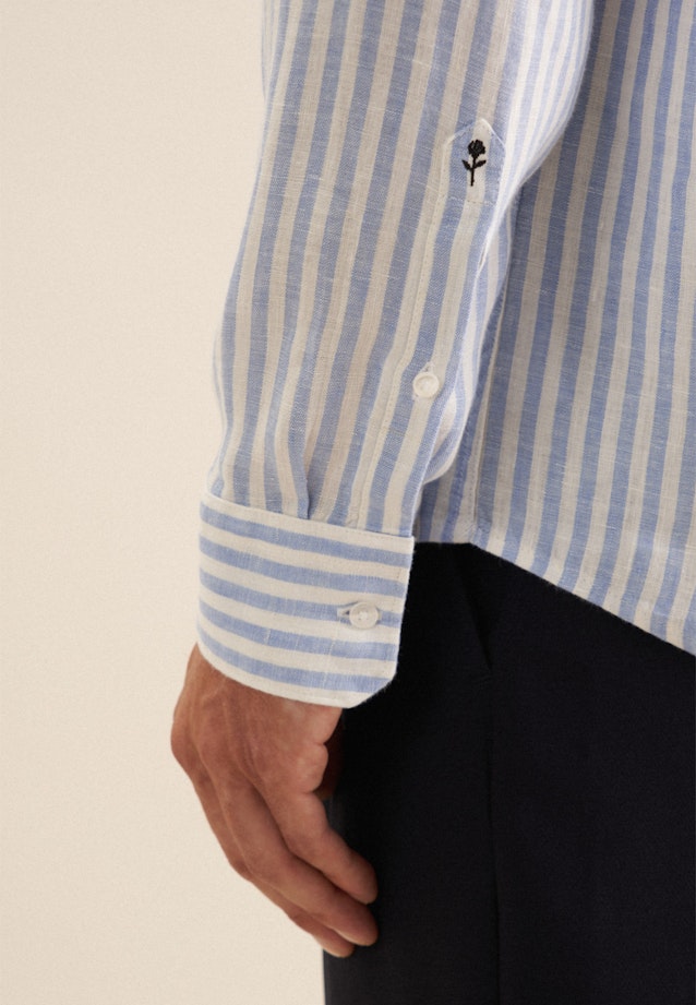Regular Business shirt Stripe in Light Blue |  Seidensticker Onlineshop