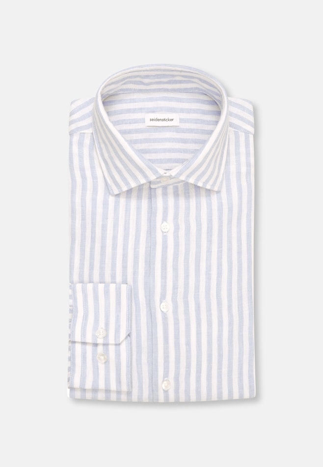 Regular Business shirt Stripe in Light Blue | Seidensticker online shop