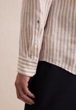 Regular Business Hemd Streifen in Beige |  Seidensticker Onlineshop