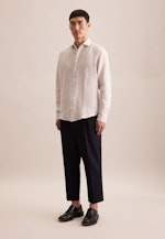 Regular Business Hemd Streifen in Beige |  Seidensticker Onlineshop