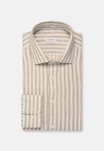 Regular Business Hemd Streifen in Beige |  Seidensticker Onlineshop