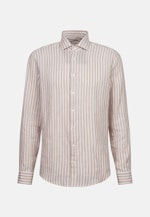 Regular Business Hemd Streifen in Beige |  Seidensticker Onlineshop