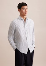 Regular Chemise d'affaires rayures in Vert |  Seidensticker Onlineshop