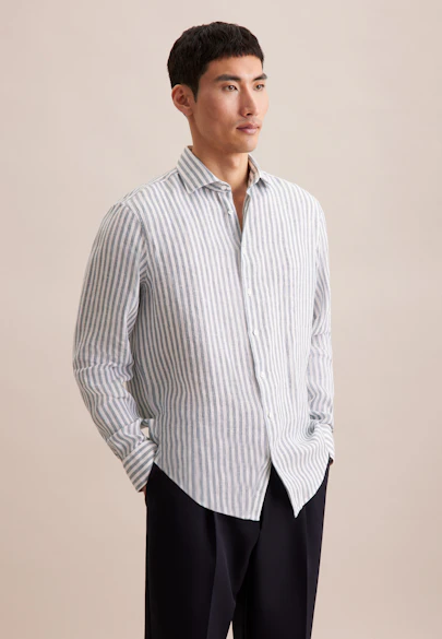Regular Chemise d'affaires rayures in Vert |  Seidensticker Onlineshop