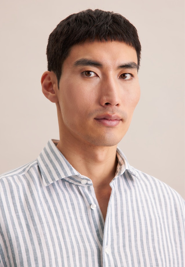 Regular Chemise d'affaires rayures in Vert |  Seidensticker Onlineshop