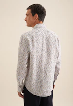 Regular Business Hemd Druck in Beige |  Seidensticker Onlineshop