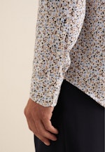 Regular Business Hemd Druck in Beige |  Seidensticker Onlineshop