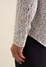 Regular Business Hemd Druck in Beige |  Seidensticker Onlineshop