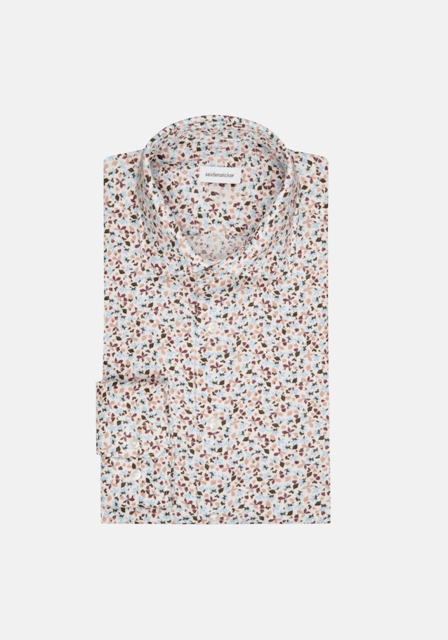 Regular Business Hemd Druck in Beige | Seidensticker Onlineshop