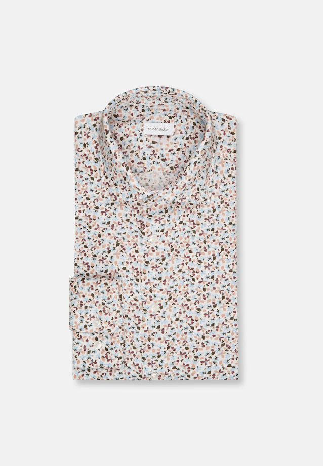 Regular Business Hemd Druck in Beige |  Seidensticker Onlineshop