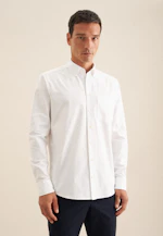 Regular Casual Hemd Uni in Weiß |  Seidensticker Onlineshop