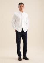 Regular Casual Hemd Uni in Weiß |  Seidensticker Onlineshop