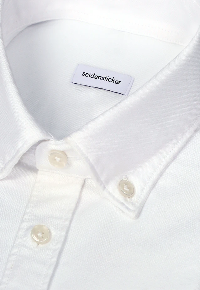 Regular Casual shirt Uni in Weiß |  Seidensticker Onlineshop