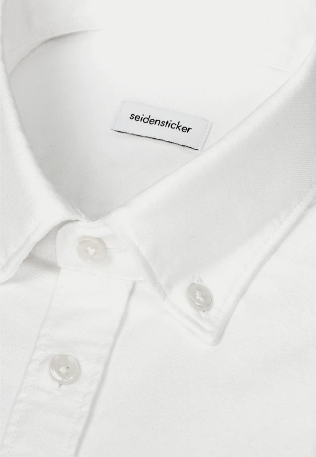 Regular Casual Hemd Uni in Weiß |  Seidensticker Onlineshop