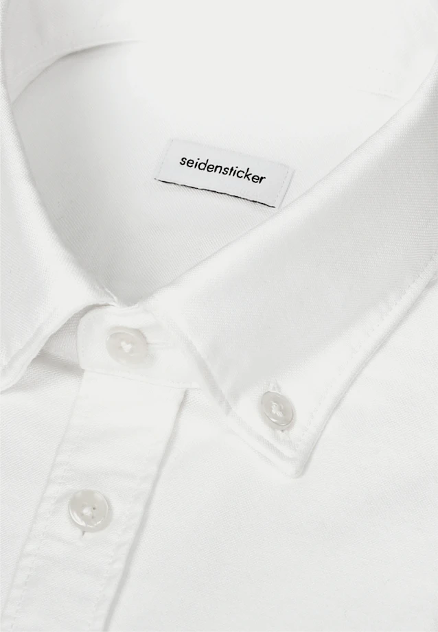 Regular Casual Hemd Uni in Weiß |  Seidensticker Onlineshop