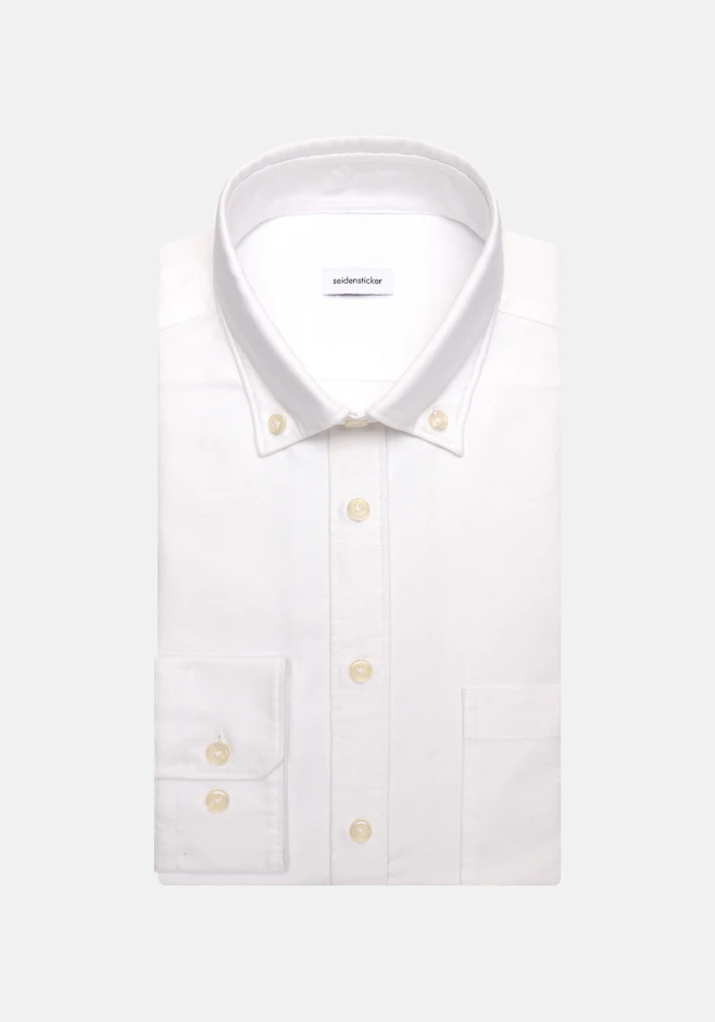 Regular Casual shirt Uni in Weiß | Seidensticker online shop