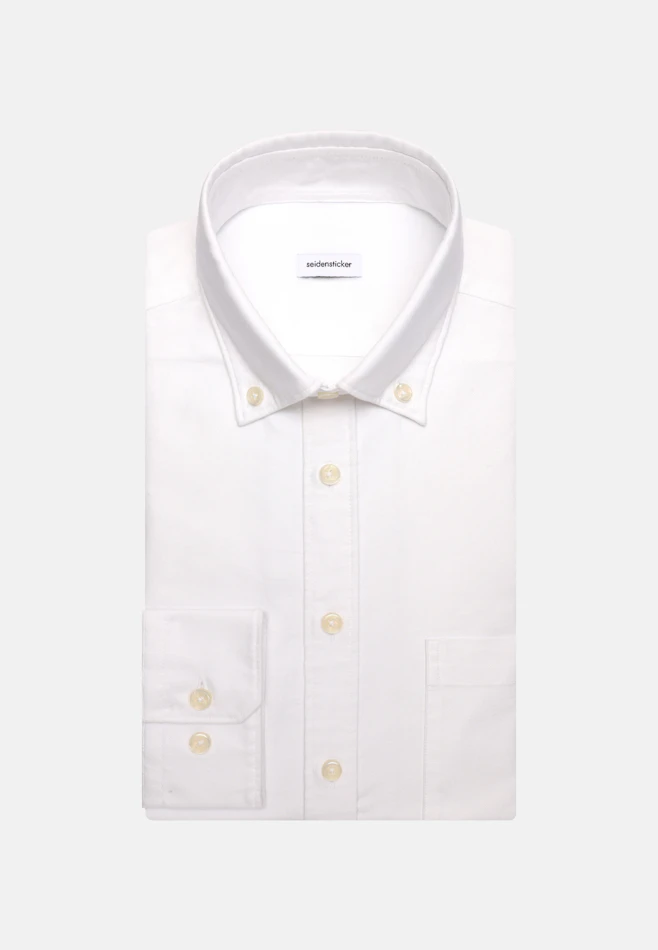 Regular Casual shirt Uni in Weiß | Seidensticker online shop