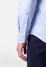Regular Casual Hemd Uni in Mittelblau |  Seidensticker Onlineshop