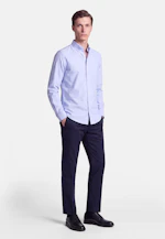 Regular Casual Hemd Uni in Mittelblau |  Seidensticker Onlineshop
