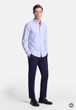 Regular Casual shirt Uni in Mittelblau |  Seidensticker Onlineshop