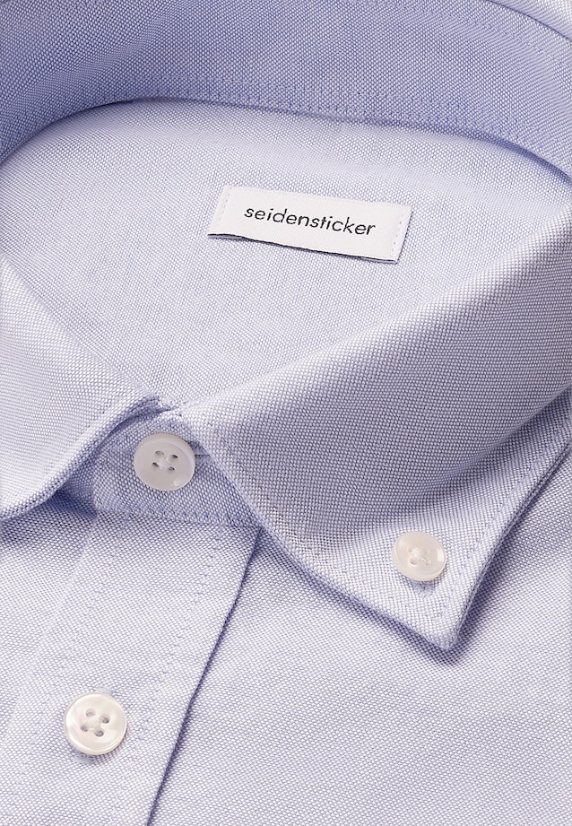 Regular Casual Hemd Uni in Bleu Moyen |  Seidensticker Onlineshop