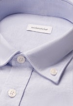Regular Casual Hemd Uni in Bleu Moyen |  Seidensticker Onlineshop