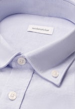Regular Casual Hemd Uni in Mittelblau |  Seidensticker Onlineshop