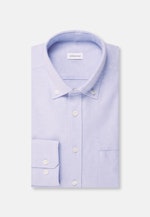 Regular Casual Hemd Uni in Mittelblau |  Seidensticker Onlineshop